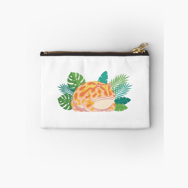 Item preview, Albino Pacman Frog Grumpy Strawberry Chonk designed and sold by Petzzz.
