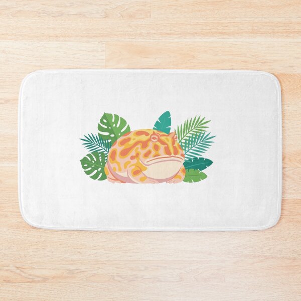 Item preview, Albino Pacman Frog Grumpy Strawberry Chonk designed and sold by Petzzz.