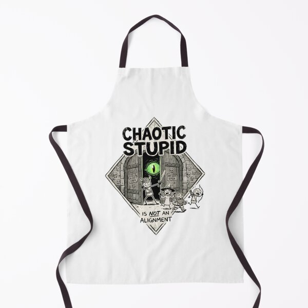Item preview, Chaotic Stupid Is Not An Alignment Green Eye Design designed and sold by Fenay Designs.