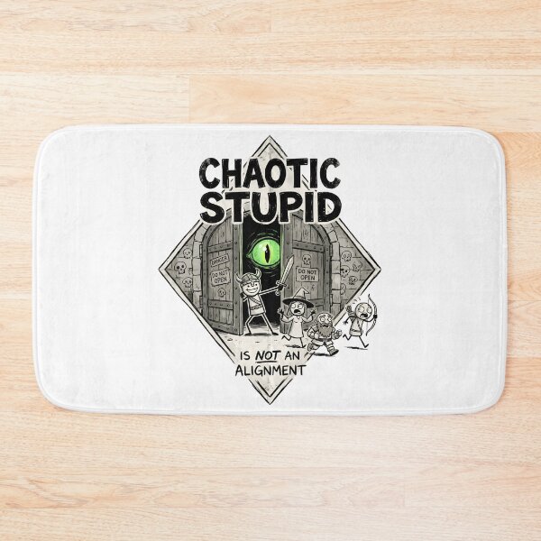 Item preview, Chaotic Stupid Is Not An Alignment Green Eye Design designed and sold by Fenay Designs.