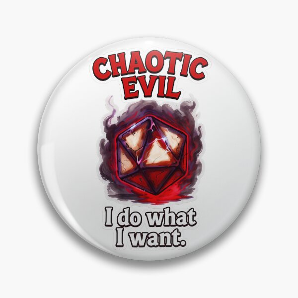 Item preview, Chaotic Evil – I Do What I Want | Dark D20 RPG Design designed and sold by RpgTools.
