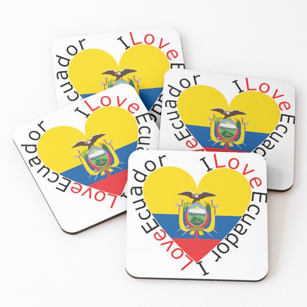 Item preview, I Love Ecuador  Heart designed and sold by TheIconSmith.