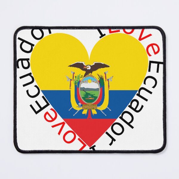Item preview, I Love Ecuador Heart designed and sold by TheIconSmith.