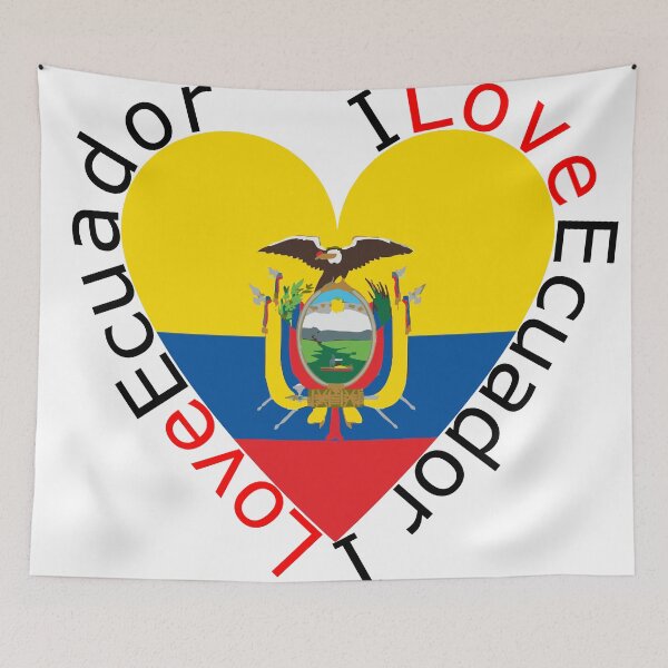 Item preview, I Love Ecuador  Heart designed and sold by TheIconSmith.