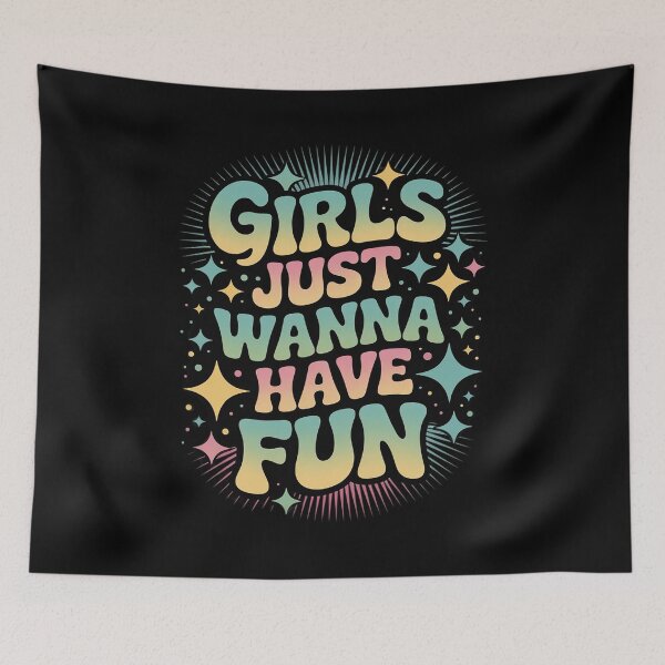 Item preview, Awesome 80's Girls Just Wanna Have Fun 1980s 6 designed and sold by angolinnArt.