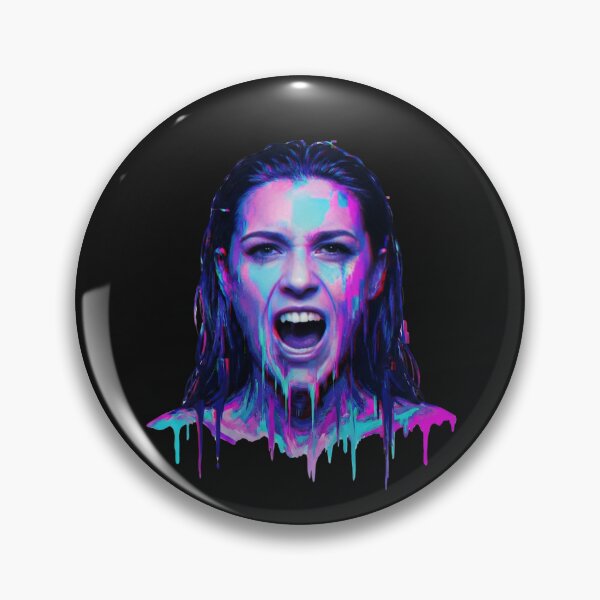 Item preview, Neon Glitch Scream Portrait Cyberpunk Meltdown designed and sold by MarCinu Art.
