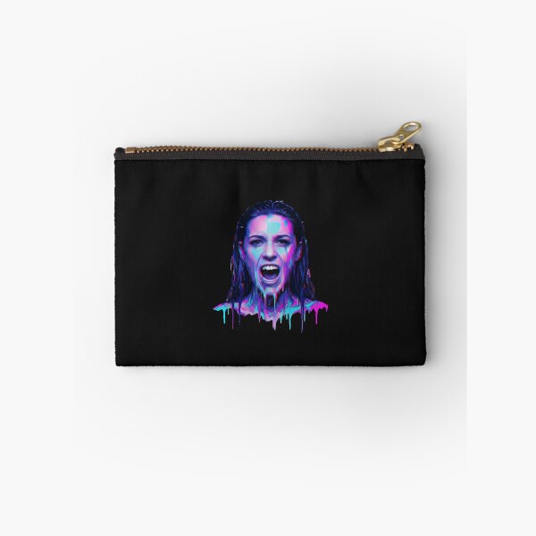 Item preview, Neon Glitch Scream Portrait Cyberpunk Meltdown designed and sold by MarCinu Art.