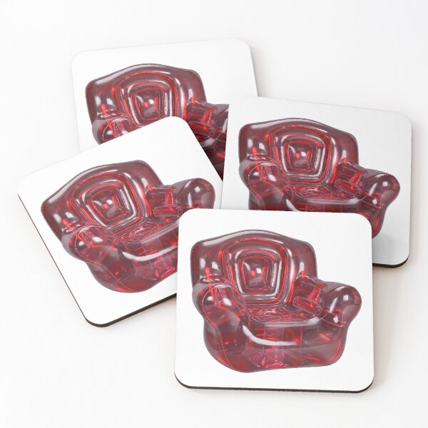 Item preview,  Frutiger Aero Glossy 3D Inflatable Chair Y2K Aesthetic designed and sold by NostalgiaOS.