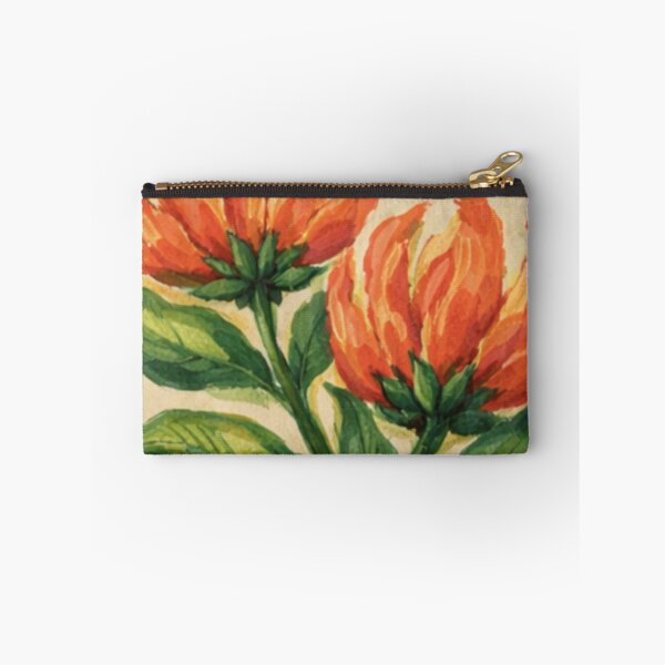 Item preview, Flame Lily Series No.3 Botanical Floral Cushion Cover designed and sold by Nikkiart24.redbubble.com.