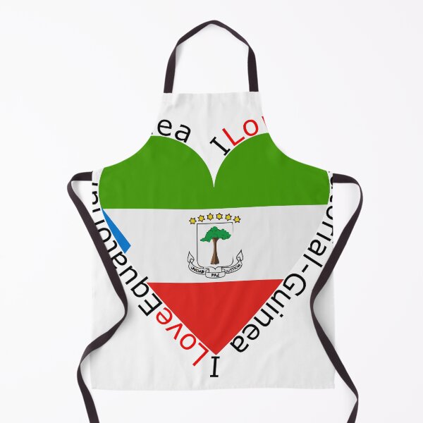 Item preview, I Love Equatorial Guinea Heart designed and sold by TheIconSmith.
