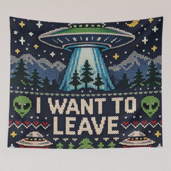 Item preview, UFO knit design: I Want To Leave designed and sold by Mauswohn.