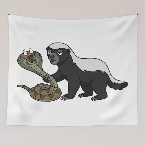 Item preview, Eats Cobras For Breakfast Honey Badger Art designed and sold by Petzzz.