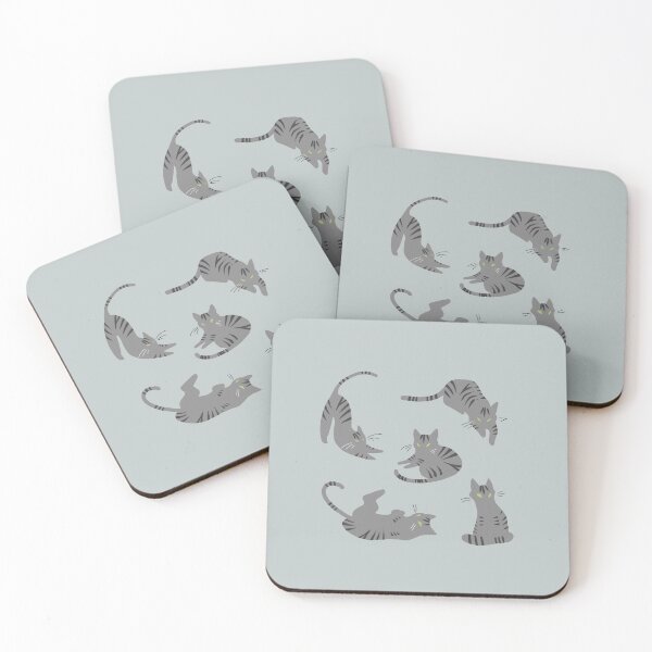 Item preview, Grey Tabby Kittycats designed and sold by napcatreborn.