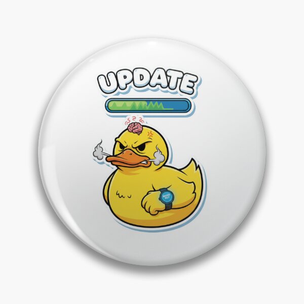 Item preview, Update Pending Duck iPhone Case – Funny Cartoon Tech Meme designed and sold by Imaginarium of Chaos falcon88 .