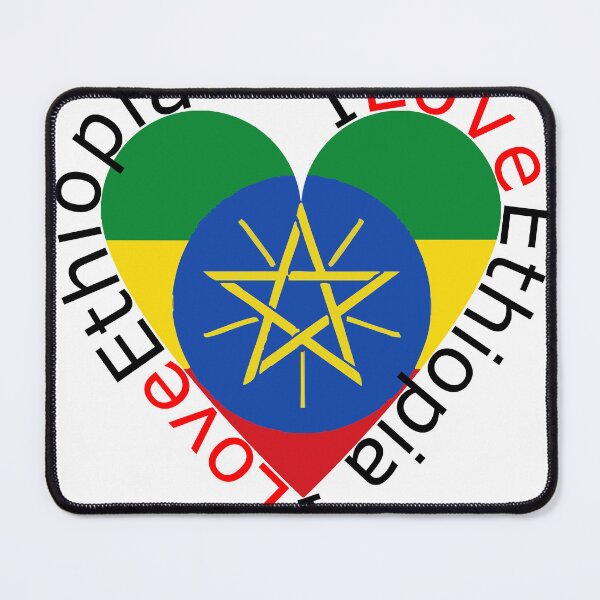 Item preview, I Love Ethiopia Heart designed and sold by TheIconSmith.