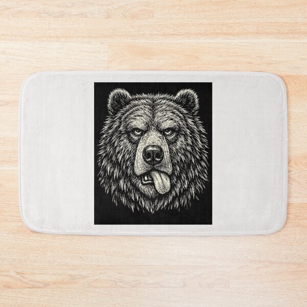 Item preview,  Bear Sticking Tongue Out In Playful attitude Animal Meme designed and sold by erozzz.