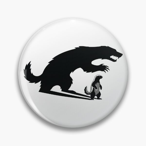 Item preview, Small But Savage Honey Badger Shadow Art designed and sold by Petzzz.