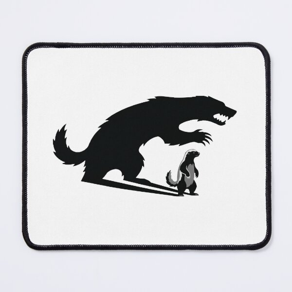 Item preview, Small But Savage Honey Badger Shadow Art designed and sold by Petzzz.