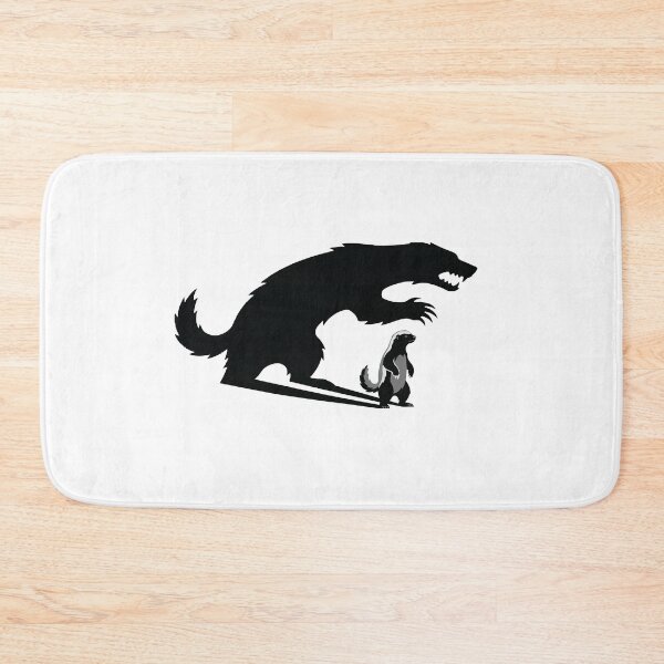 Item preview, Small But Savage Honey Badger Shadow Art designed and sold by Petzzz.