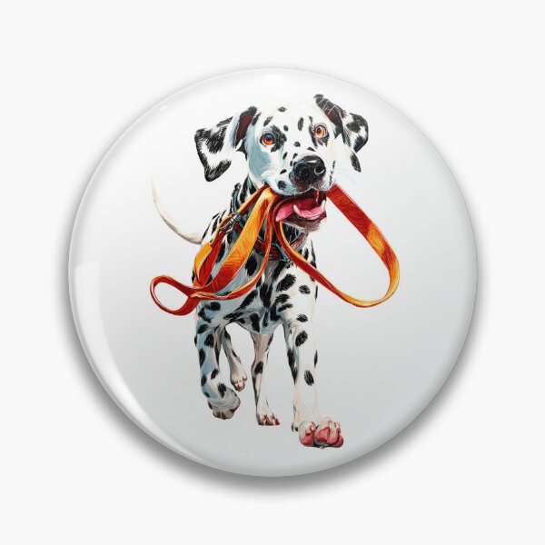 Item preview, Playful Dalmatian Dog Running with Lead designed and sold by LawleyKingdom.