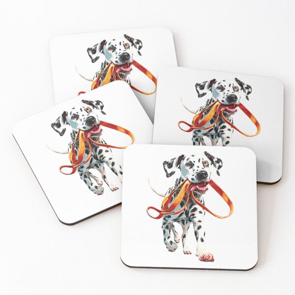 Item preview, Playful Dalmatian Dog Running with Lead designed and sold by LawleyKingdom.
