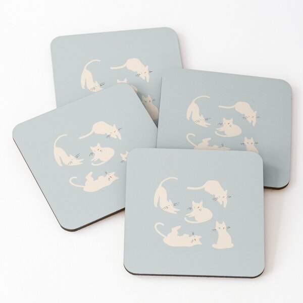 Item preview, White Angora Kittycats designed and sold by napcatreborn.