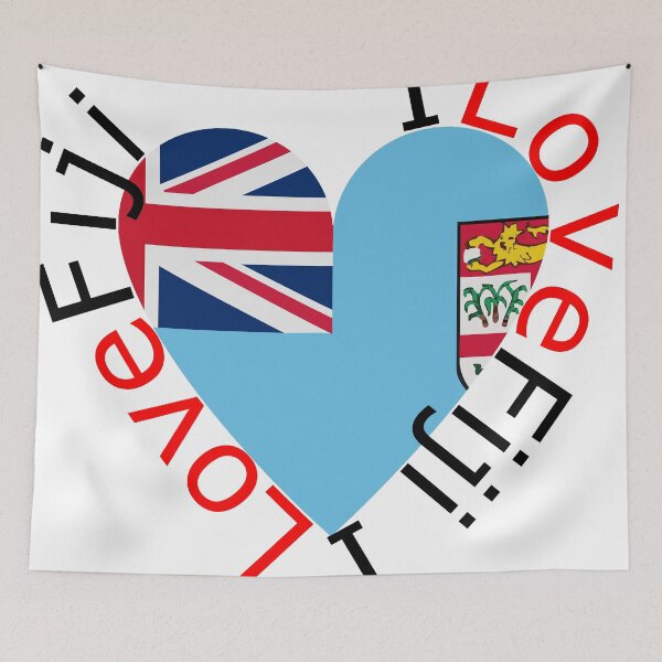 Item preview, I Love Fiji  Heart designed and sold by TheIconSmith.