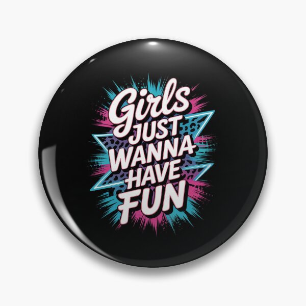 Item preview, Awesome 80's Girls Just Wanna Have Fun 1980s Birthday Girl designed and sold by angolinnArt.