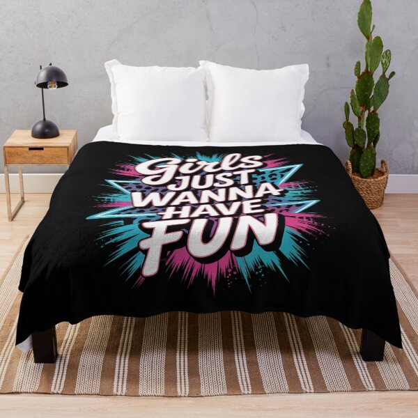 Item preview, Awesome 80's Girls Just Wanna Have Fun 1980s Birthday Girl designed and sold by angolinnArt.