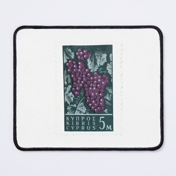 Item preview, Cyprus Purple Grapes Vintage Postage Stamp designed and sold by red-amber65.