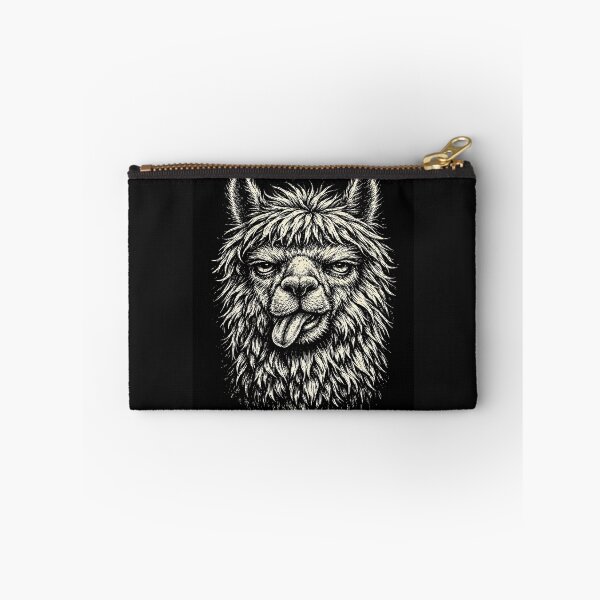 Item preview, Llama Sticking Tongue Out In Playful attitude Animal Meme designed and sold by erozzz.