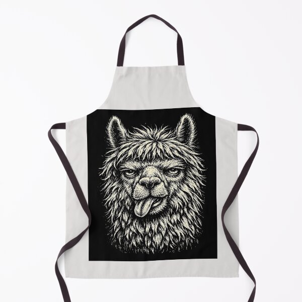 Item preview, Llama Sticking Tongue Out In Playful attitude Animal Meme designed and sold by erozzz.