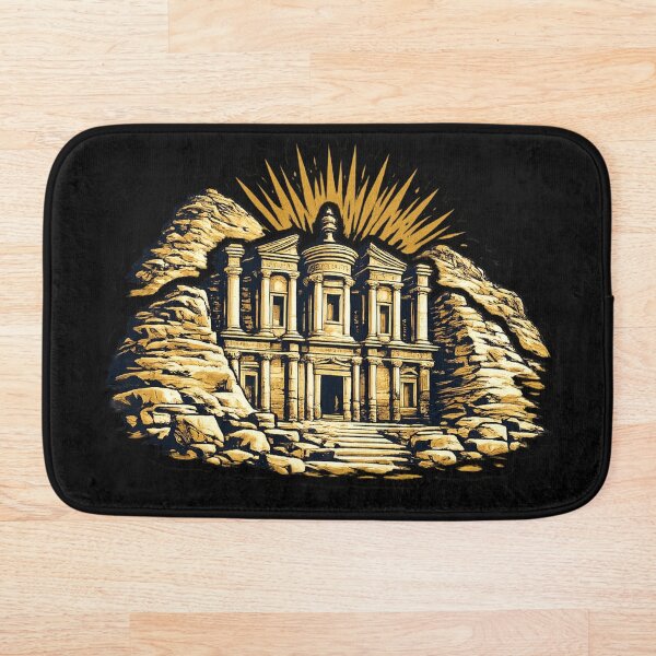 Item preview, Petra Treasury – Ancient Nabataean City Sticker designed and sold by DrizzyV.