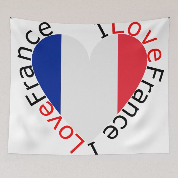 Item preview, I Love France  Heart designed and sold by TheIconSmith.