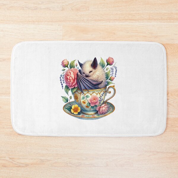 Item preview, cute bat with a curly coat designed and sold by LoneAngel.
