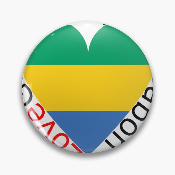 Item preview, I Love Gabon  Heart designed and sold by TheIconSmith.