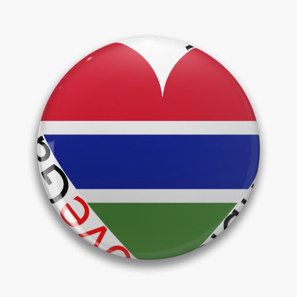 Item preview, I Love Gambia  Heart designed and sold by TheIconSmith.