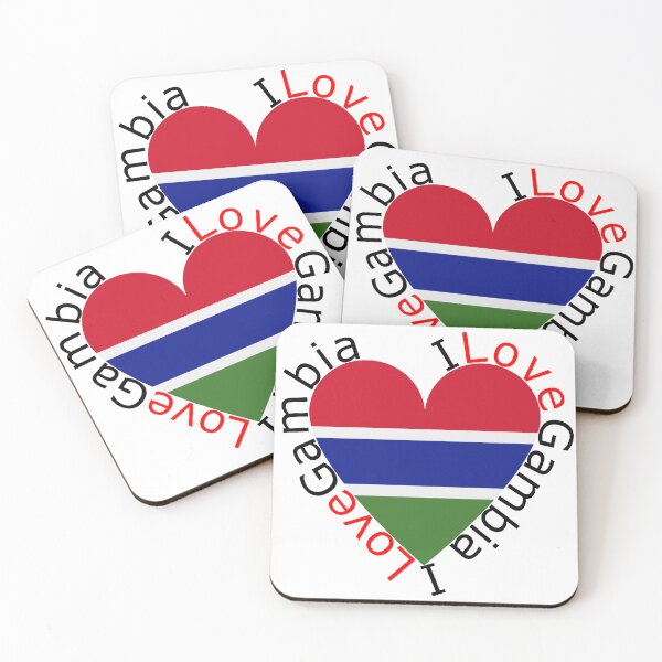 Item preview, I Love Gambia  Heart designed and sold by TheIconSmith.