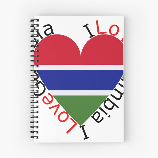 Item preview, I Love Gambia  Heart designed and sold by TheIconSmith.