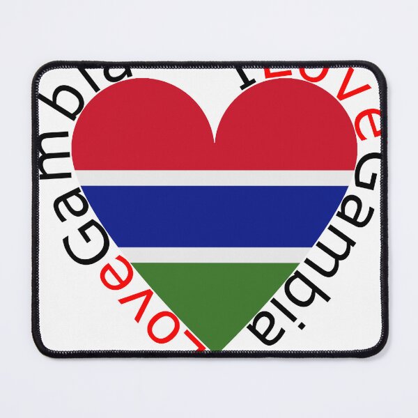 Item preview, I Love Gambia  Heart designed and sold by TheIconSmith.