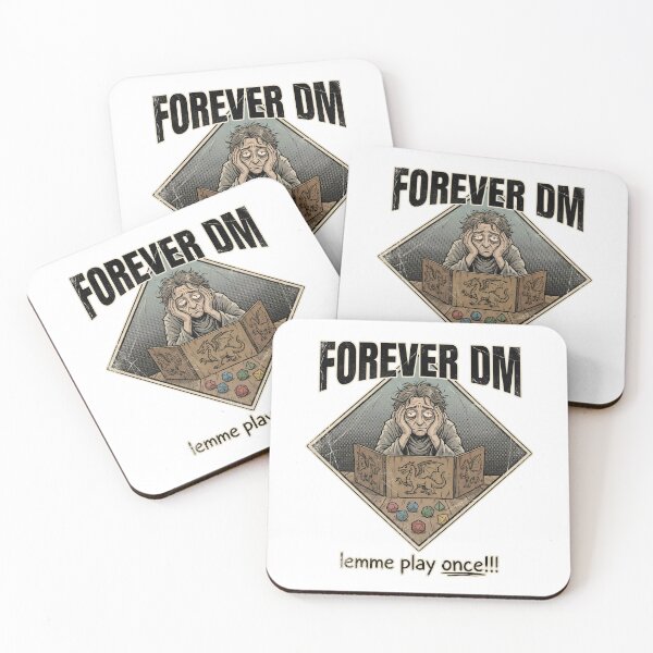 Item preview, Forever DM Lemme Play Once Sad Game Master Art designed and sold by Fenay Designs.