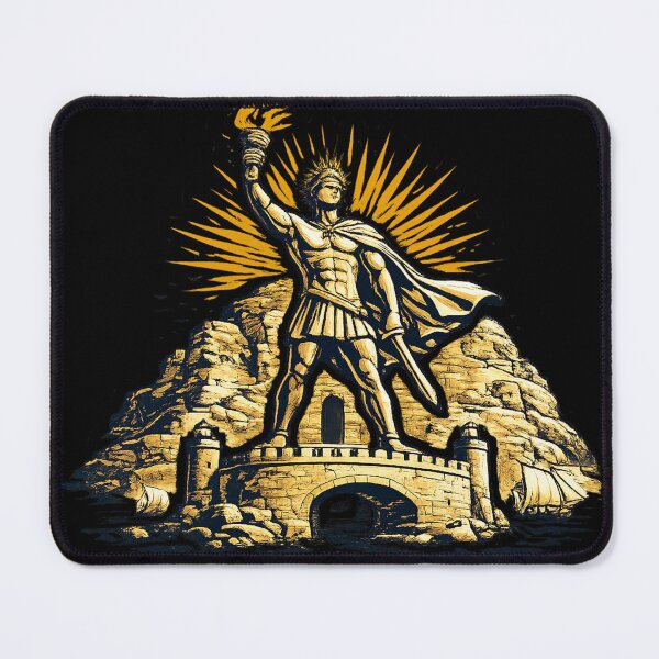 Item preview, Colossus of Rhodes – Ancient Greek Mythology Sticker designed and sold by DrizzyV.