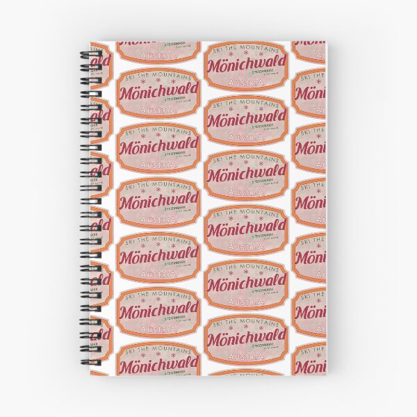 Item preview, Mönichwald, Austria, Steiermark, Ski, textured skiing badge designed and sold by Wanderful-roads.