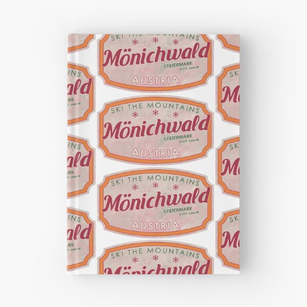 Item preview, Mönichwald, Austria, Steiermark, Ski, textured skiing badge designed and sold by Wanderful-roads.