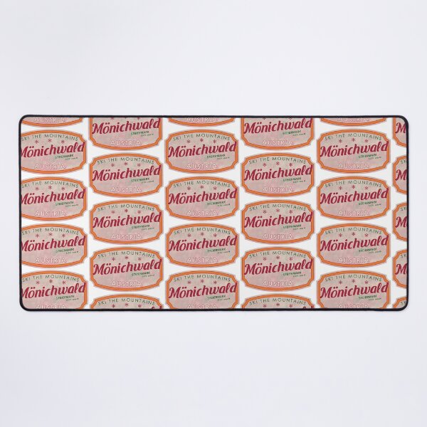 Item preview, Mönichwald, Austria, Steiermark, Ski, textured skiing badge designed and sold by Wanderful-roads.
