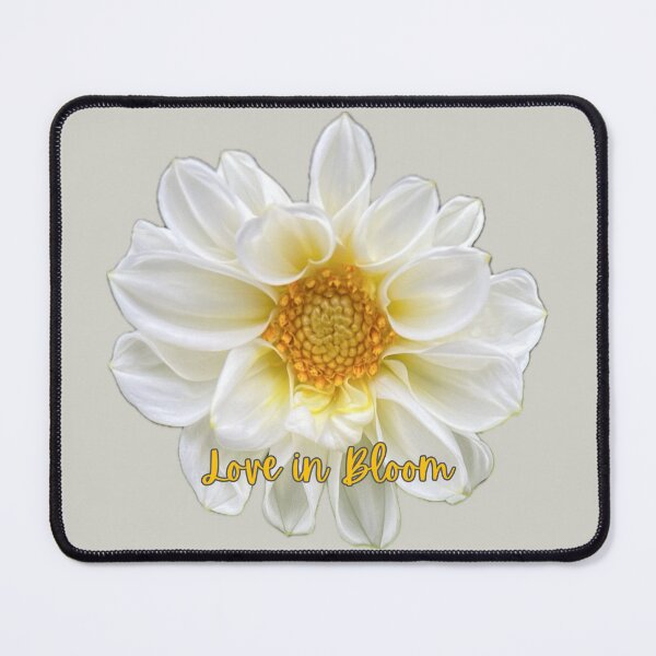 Item preview, Love in Bloom White Dahlia Garden Photography designed and sold by Imagineitall Thrive.