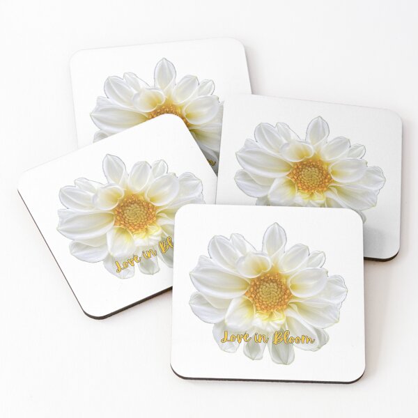 Item preview, Love in Bloom White Dahlia Garden Photography designed and sold by Imagineitall Thrive.