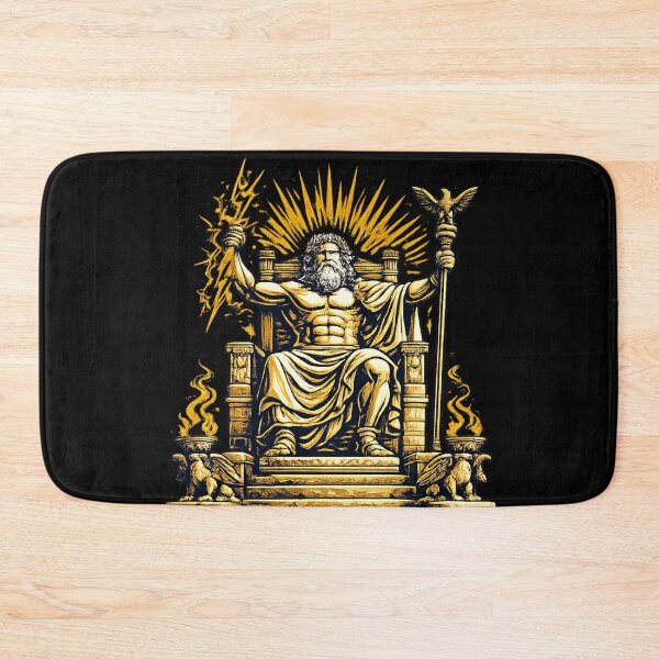 Item preview, Statue of Zeus at Olympia – Ancient Greek God Sticker designed and sold by DrizzyV.