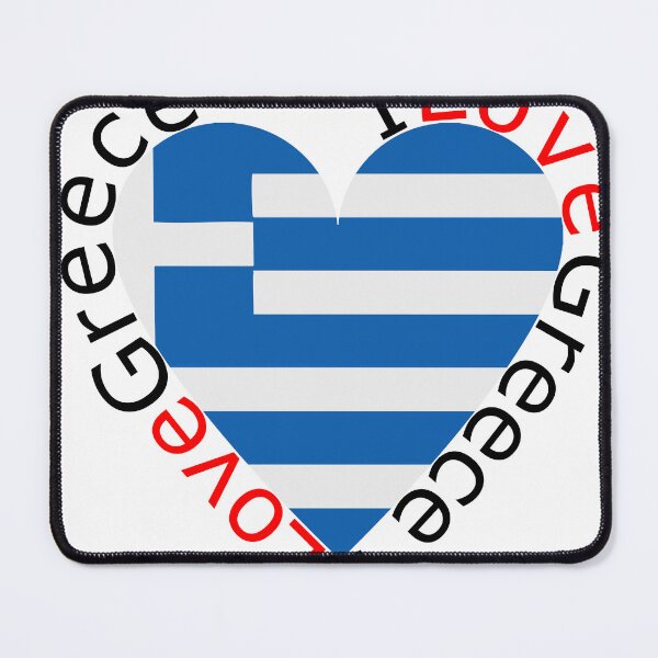 Item preview, I Love Greece  Heart designed and sold by TheIconSmith.