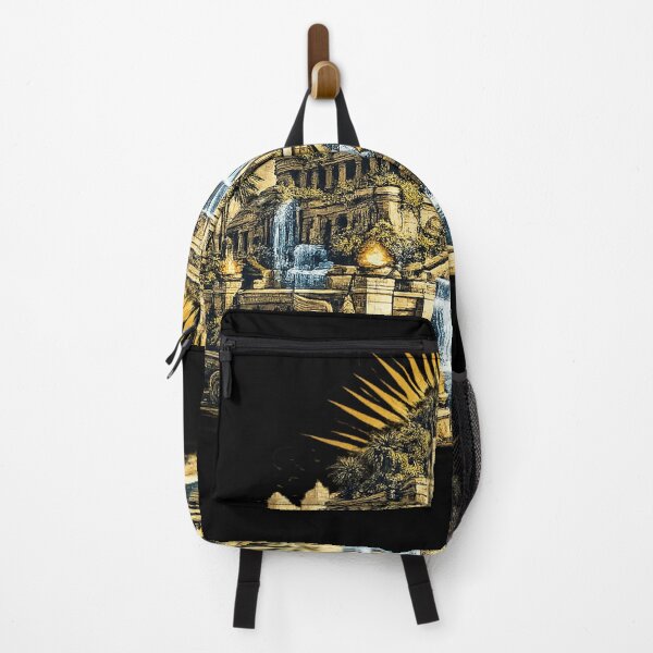 Item preview, Hanging Gardens of Babylon – Ancient Wonder Illustration Sticker designed and sold by DrizzyV.